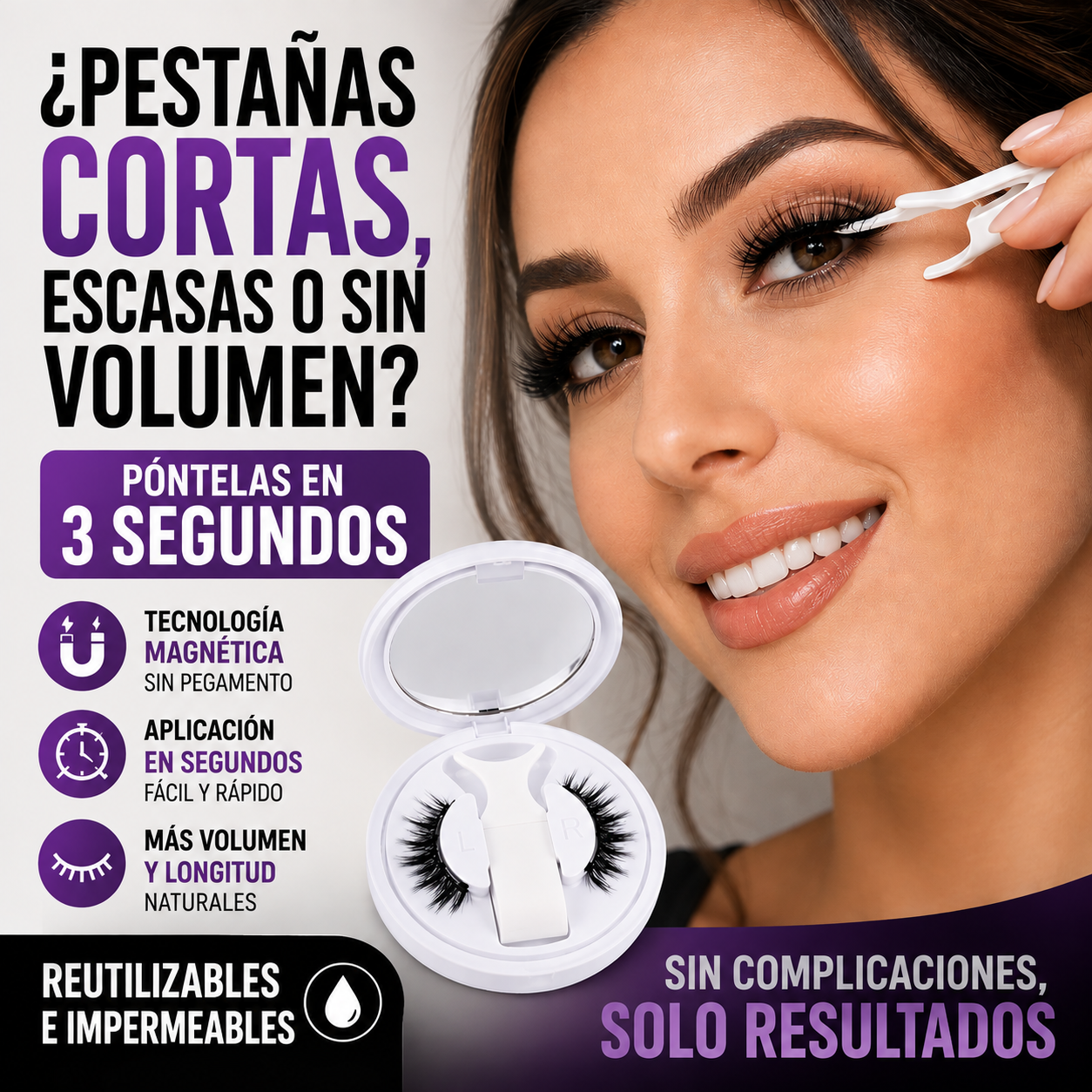 QuickLash Pro™  Pestañas Magnéticas Reutilizables✨